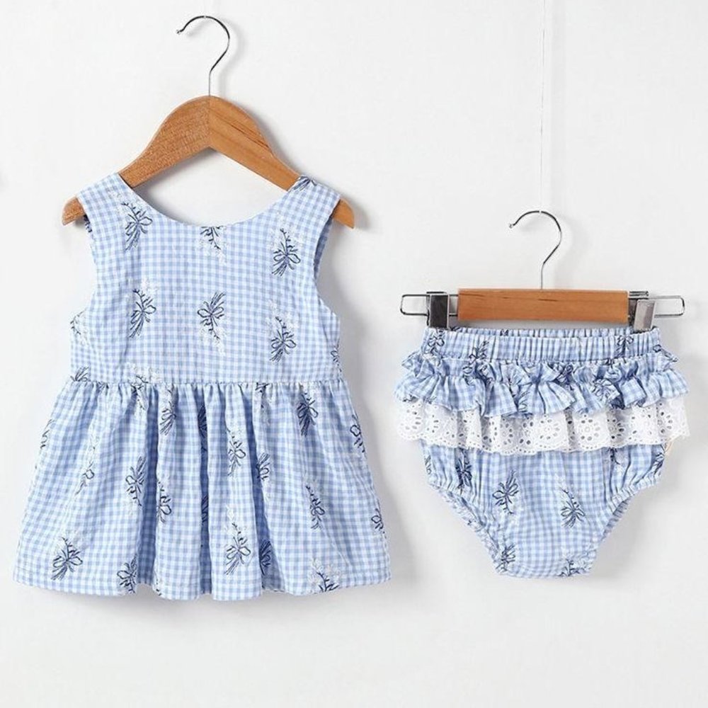 BABY GIRL FLOWER PRINT DRESS